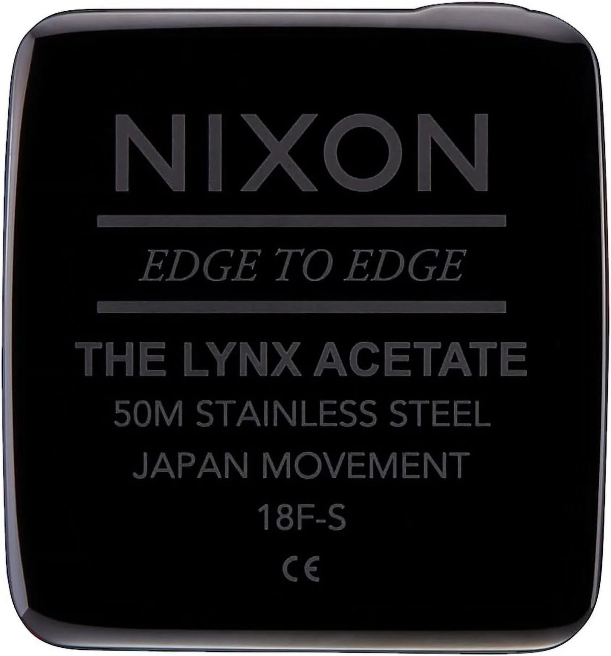 Nixon Lynx Acetate Quartz Black Dial Ladies Watch A1259-2336-00