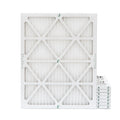14x20x1 MERV 10 Pleated AC Furnace Air Filters by Glasfloss Industries. ( 8 Pack ) Exact Size: 13-1/2 x 19-1/2 x 7/8