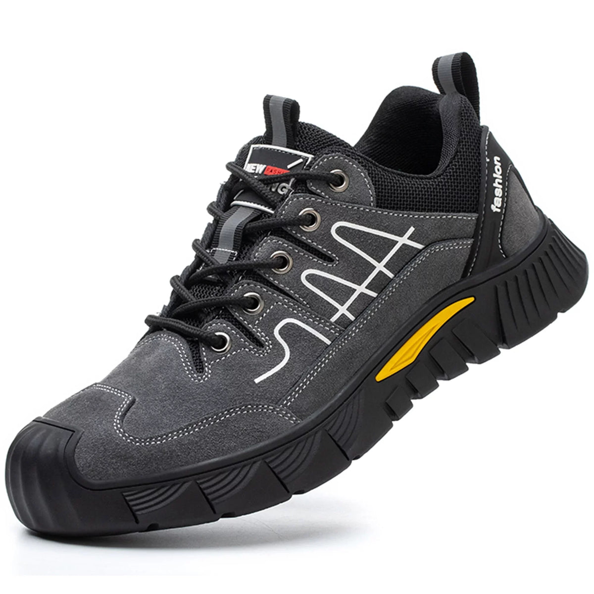 Tanleewa Steel Toe Work Safety Shoes for Men Lightweight Sneakers Shoe Size Men9.5/Women10.5
