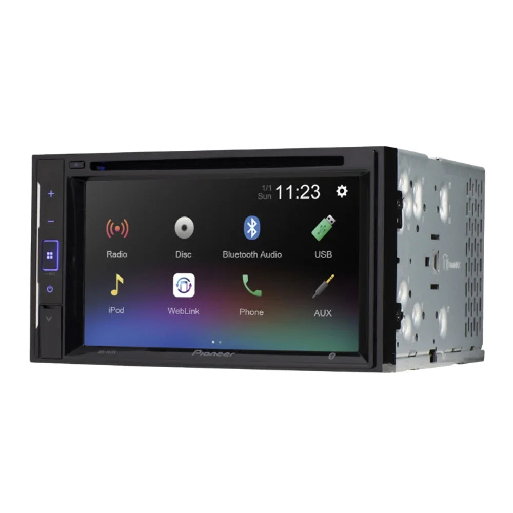 KIT4916 Bundle for 2003-2005 Nissan 350Z W/ Pioneer AVH-241EX Double DIN Car Stereo with Bluetooth/Backup Camera/Installation Kit/in-Dash DVD/CD AM/FM 6.2" Touchscreen Digital Media Receiver