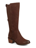 TEVA Womens Brown Waterproof Goring Padded Anaya Round Toe Block Heel Zip-Up Leather Riding Boot 7.5