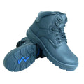 S Fellas by Genuine Grip Men's Poseidon Comp Toe Waterproof 6 in. Hiker Work Boot Black - Size 8.5