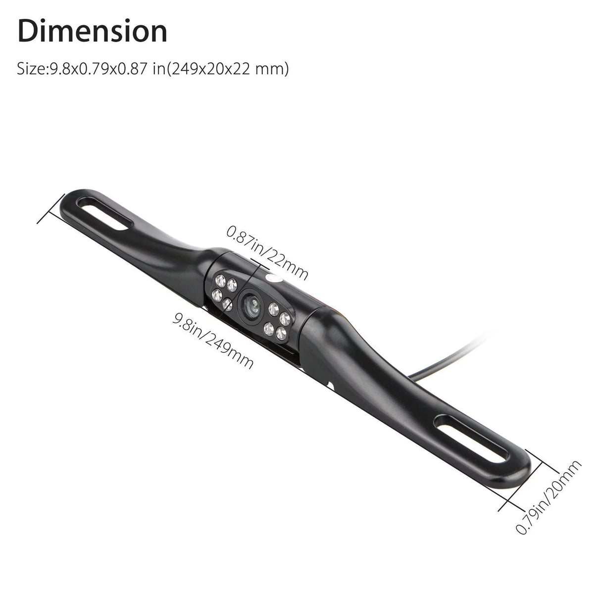Backup Camera Car Rear View HD Parking System Night Vision + 5inch Monitor