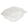 Dart ClearSeal Hinged-Lid Plastic Containers 8 1/4 x 3 x 8 1/4 Clear 125/PK 2 PK/CT C90PST3
