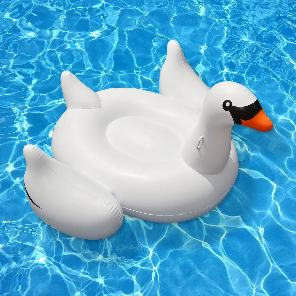 3-Pack Swimline Giant Blow-up Ride-On 75-Inch Swan Floats | 3 x 90621