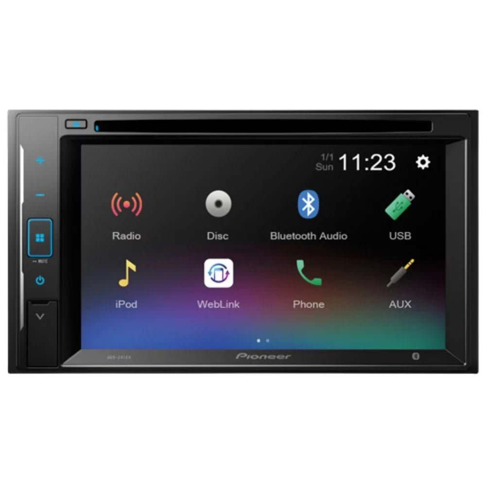 KIT4916 Bundle for 2003-2005 Nissan 350Z W/ Pioneer AVH-241EX Double DIN Car Stereo with Bluetooth/Backup Camera/Installation Kit/in-Dash DVD/CD AM/FM 6.2" Touchscreen Digital Media Receiver