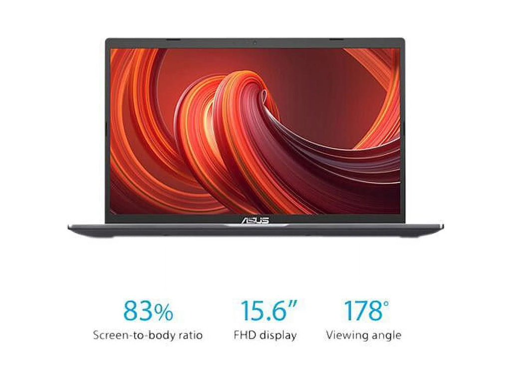 ASUS VivoBook 15 F515 Thin and Light Laptop, 15.6" FHD Display, Core i7-1165G7 Processor, Iris Xe Graphics, 8GB DDR4 RAM, 512GB SSD, Fingerprint, Windows 11 Home, Slate Grey, F515EA-DH75