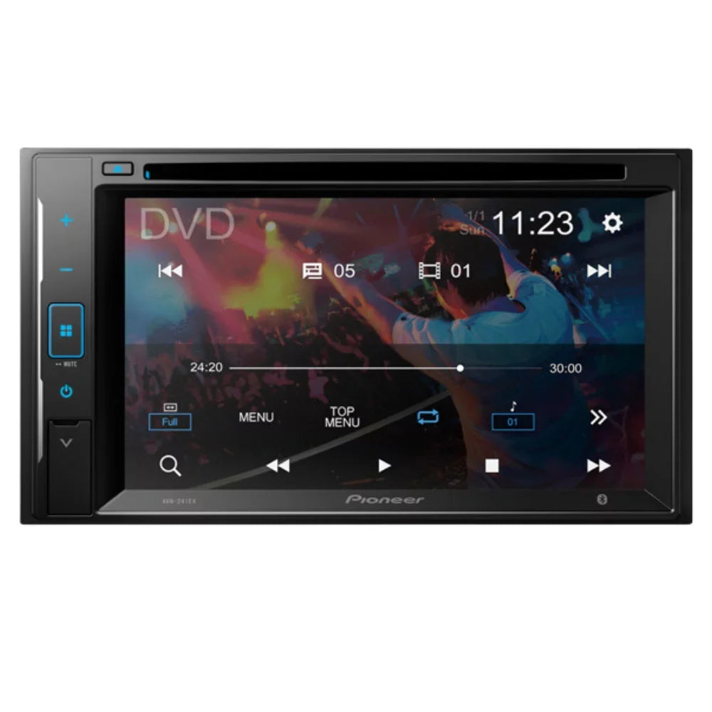 KIT2513 Bundle with Pioneer Multimedia DVD Car Stereo and Installation Kit - for 2000-2006 Ford Explorer Sport Trac / Bluetooth Touchscreen, Backup Camera, Double Din Dash Kit