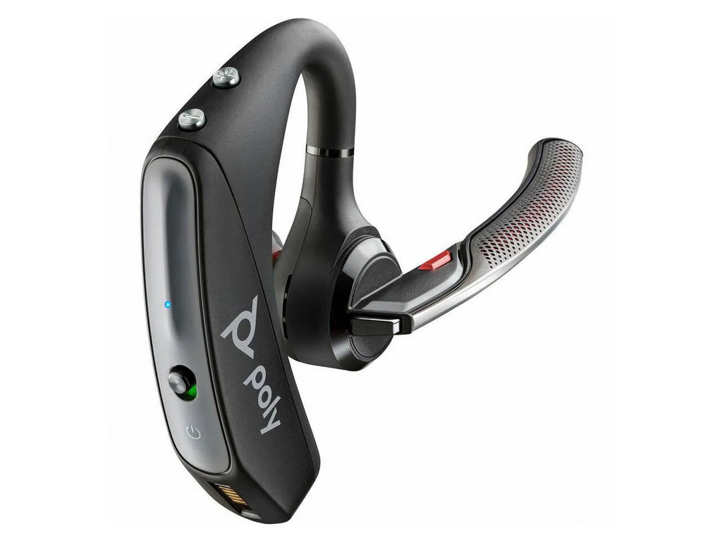Poly Voyager 5200 UC USB-A Bluetooth Headset +BT700 Adapter - Google Assistant, Siri - Mono - Wireless - Bluetooth - 98.4 ft - 32 Ohm - 100 Hz - 20 kHz - Over-the-ear, Earbud - Monaural - In-ear - ...